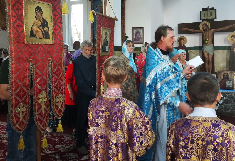 В храме Успения Пресвятой Богородицы села Новиково прошел престольный праздник 